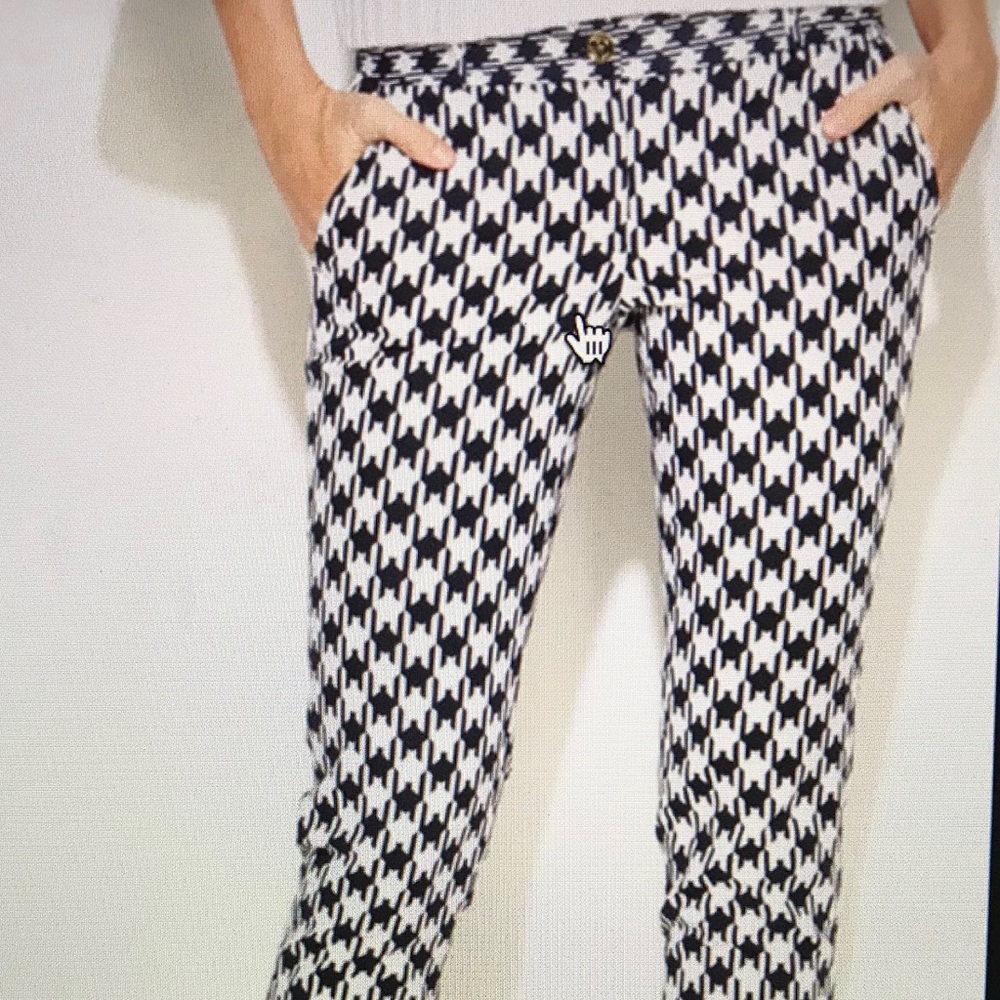 MIchael Kors Geo Print Slim leg Ankle Pants